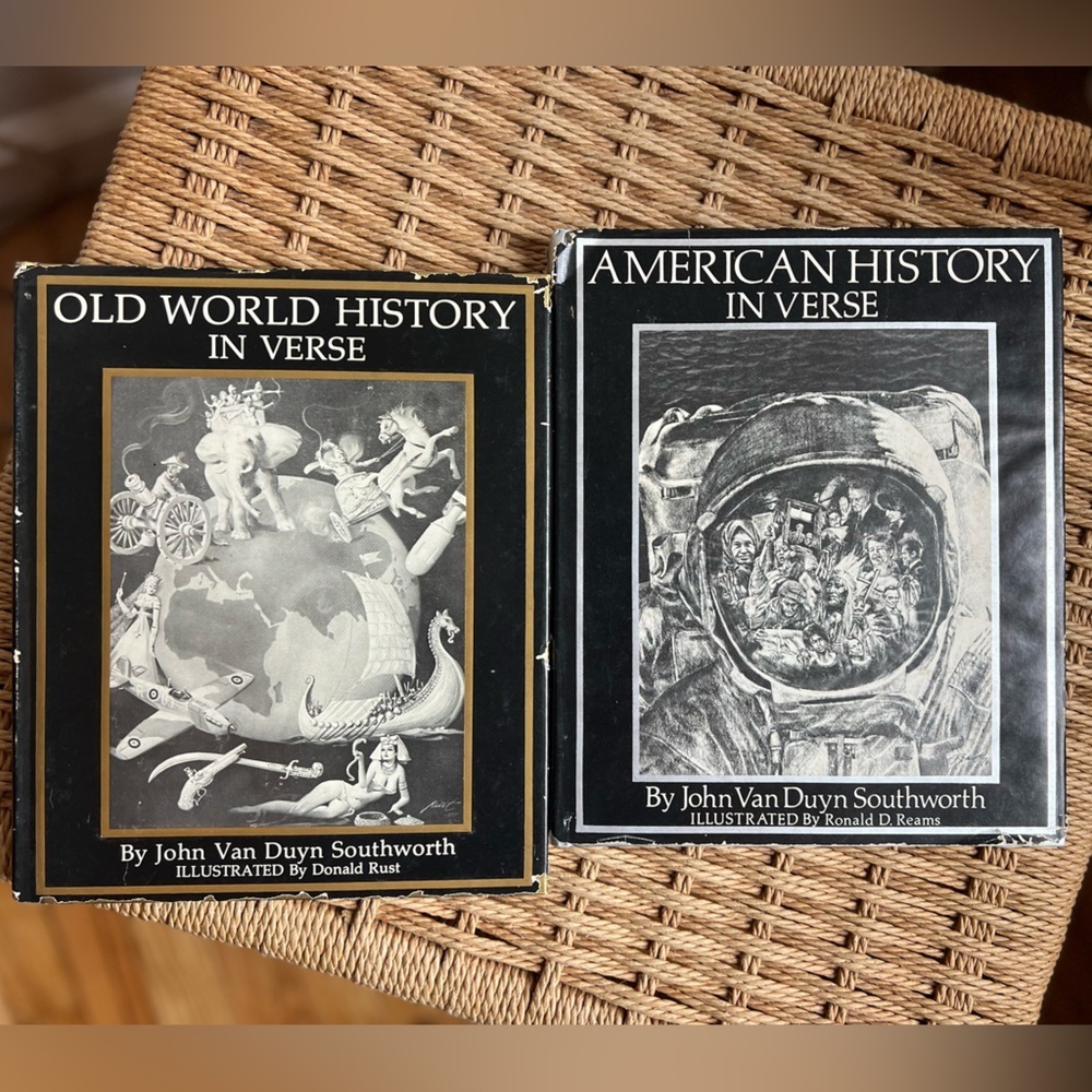 Vintage 2-Book Set: American History in Verse + Old World History in Verse